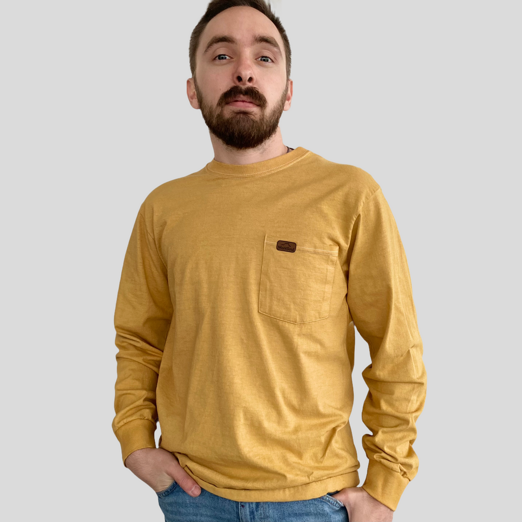 pocket long sleeve tee shirt 外袋破れあり The Prairie Long Sleeve Pocket Tee | MontSoul